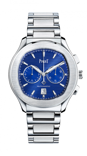 PIAGET POLO DATE AUTOMATIC STEEL CHRONOGRAPH WATCH