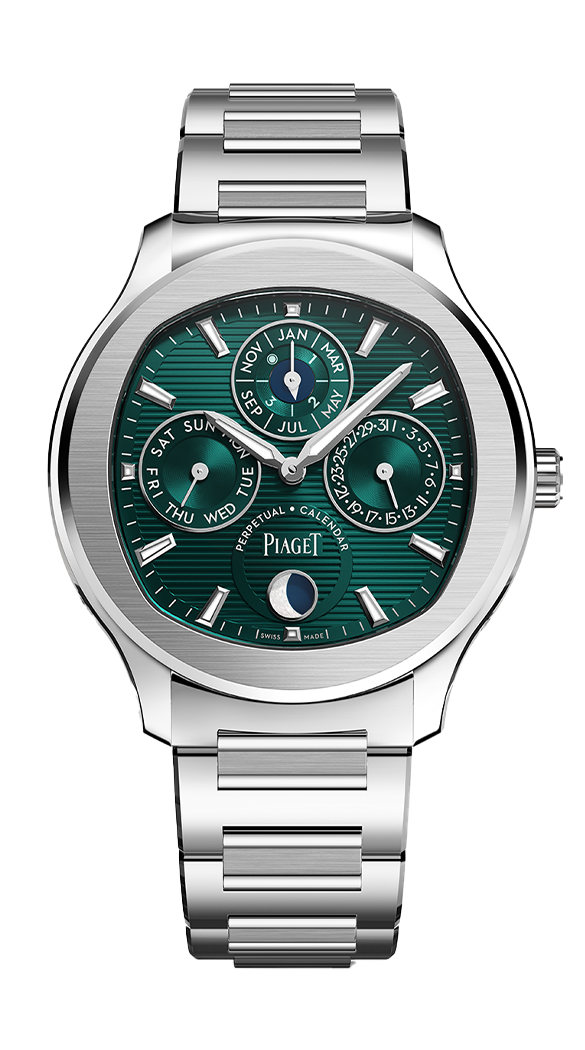 PIAGET POLO AUTOMATIC STEEL PERPETUAL CALENDAR ULTRA-THIN WATCH