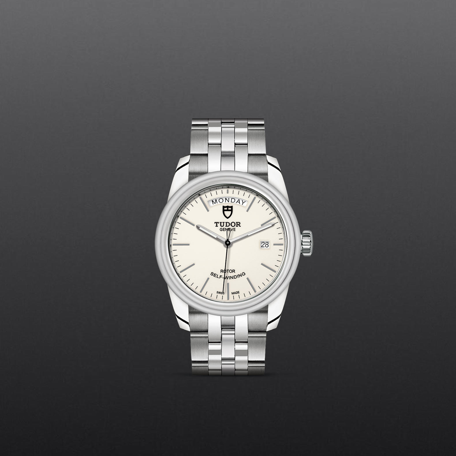 TUDOR Glamour Date Day M56000 0181 Swiss Watch