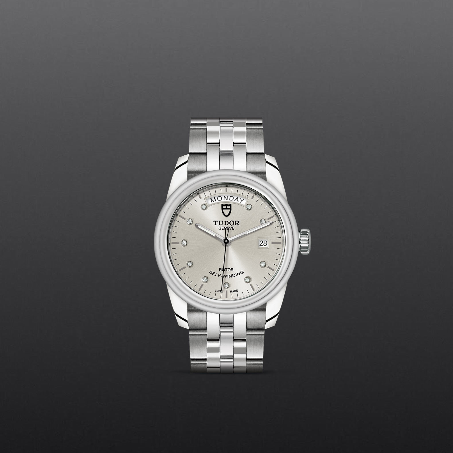 TUDOR Glamour Date Day M56000 0006 Swiss Watch