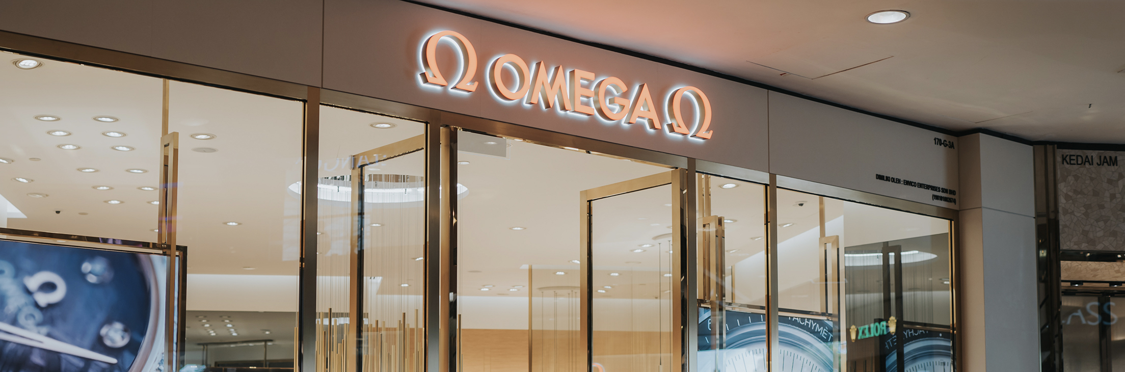 Unveiling the redesigned OMEGA Boutique in Gurney Plaza