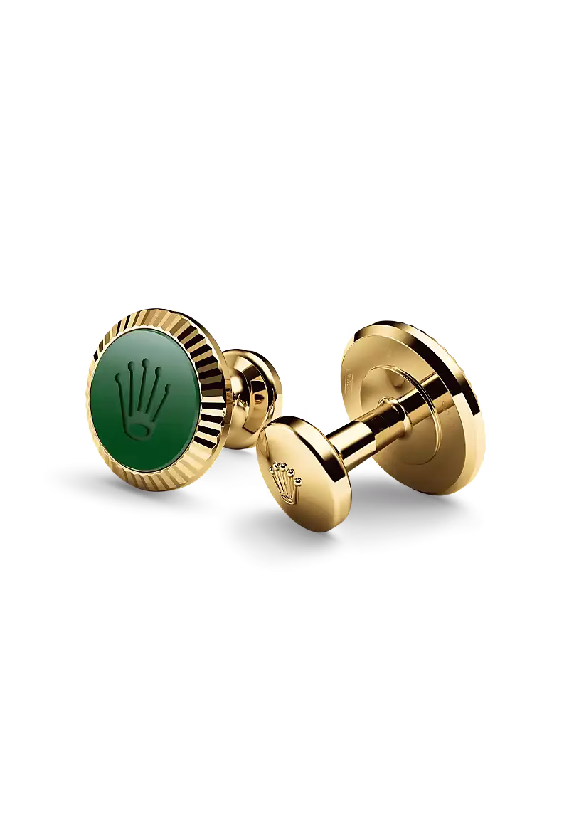 Rolex 'Hand' Cufflinks, Yellow gold, A1038 | Swiss watch