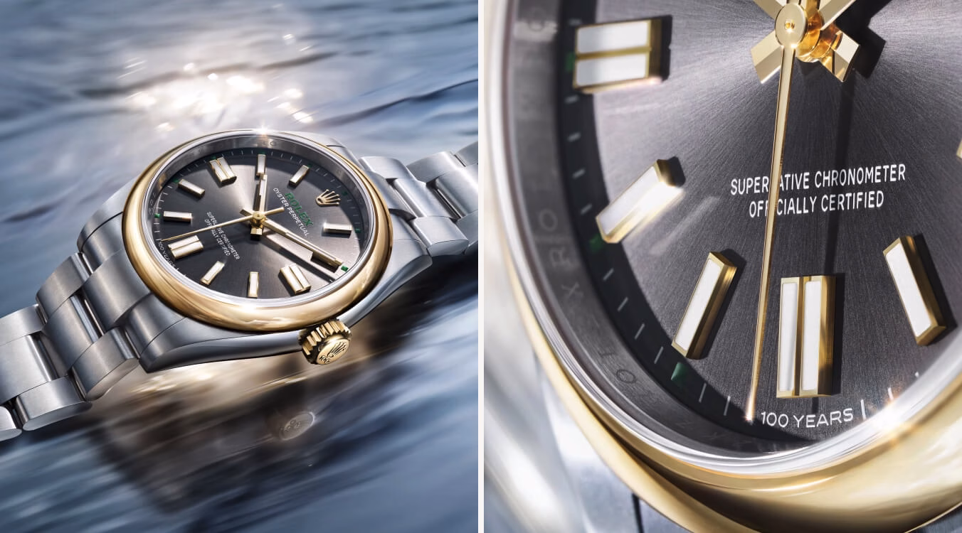 rolex oyster perpetual- swiss watch