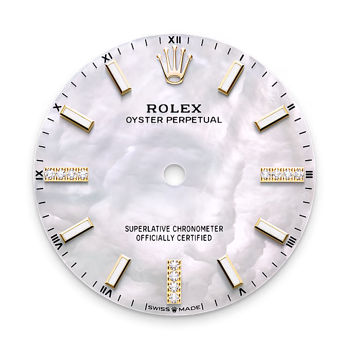 Rolex Oyster Perpetual 18 ct yellow gold M124248RBR-0001 - swiss watch