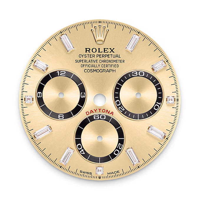 Rolex Cosmograph Daytona 18 ct yellow gold with lugs set with diamonds M126538TBR-0004 - swiss watch