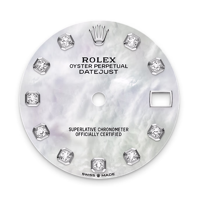 Rolex Datejust White Rolesor - combination of Oystersteel and white gold M278384RBR-0008 - swiss watch