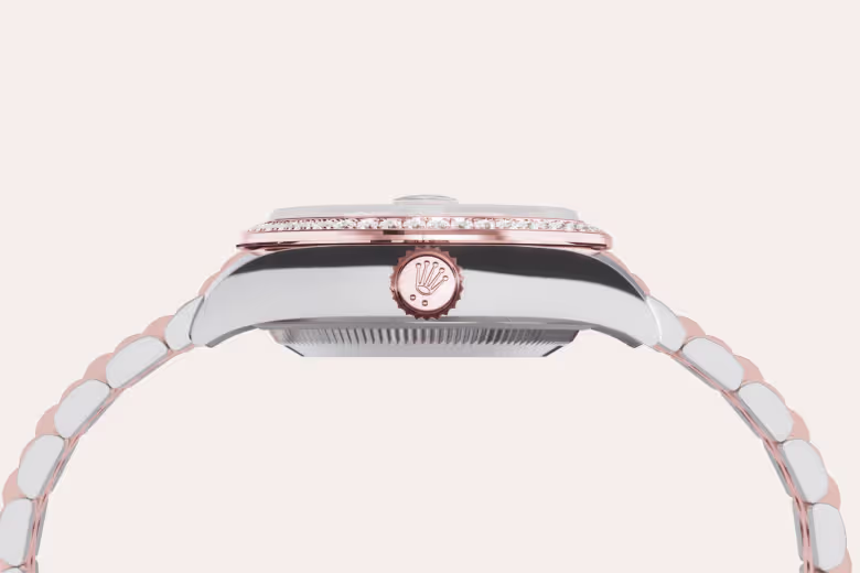 Rolex Lady-Datejust Everose Rolesor - combination of Oystersteel and Everose gold M279381RBR-0007 - swiss watch