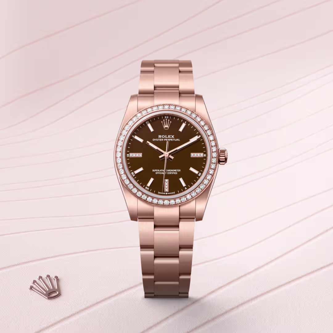 Rolex Oyster Perpetual 18 ct Everose gold M124245RBR-0001 - swiss watch