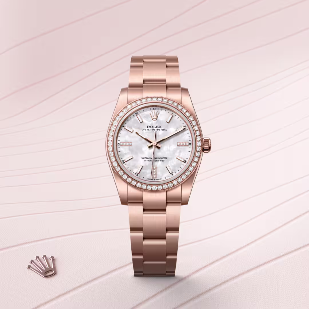 Rolex Oyster Perpetual 18 ct Everose gold M124245RBR-0002 - swiss watch