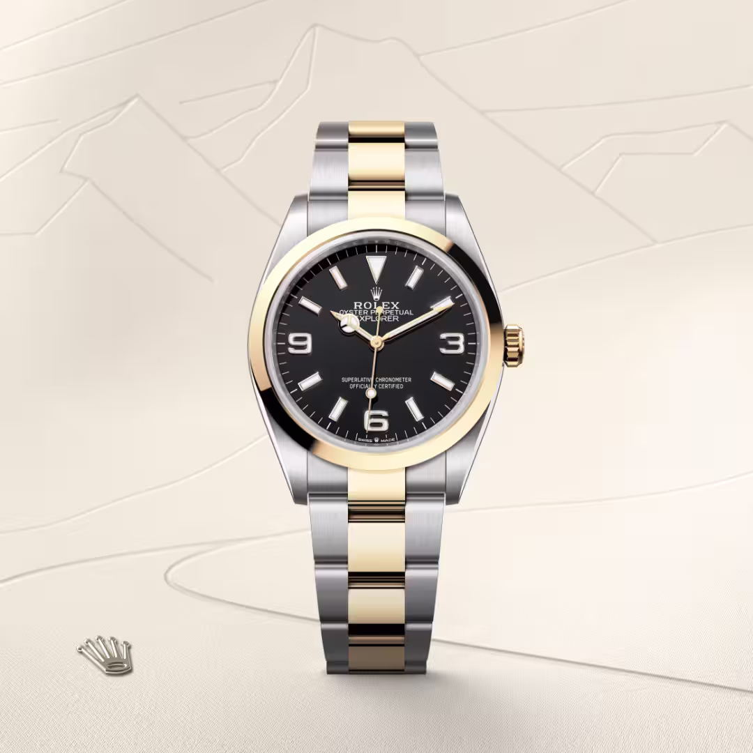 Rolex Explorer Yellow Rolesor - combination of Oystersteel and yellow gold M124273-0001 - swiss watch