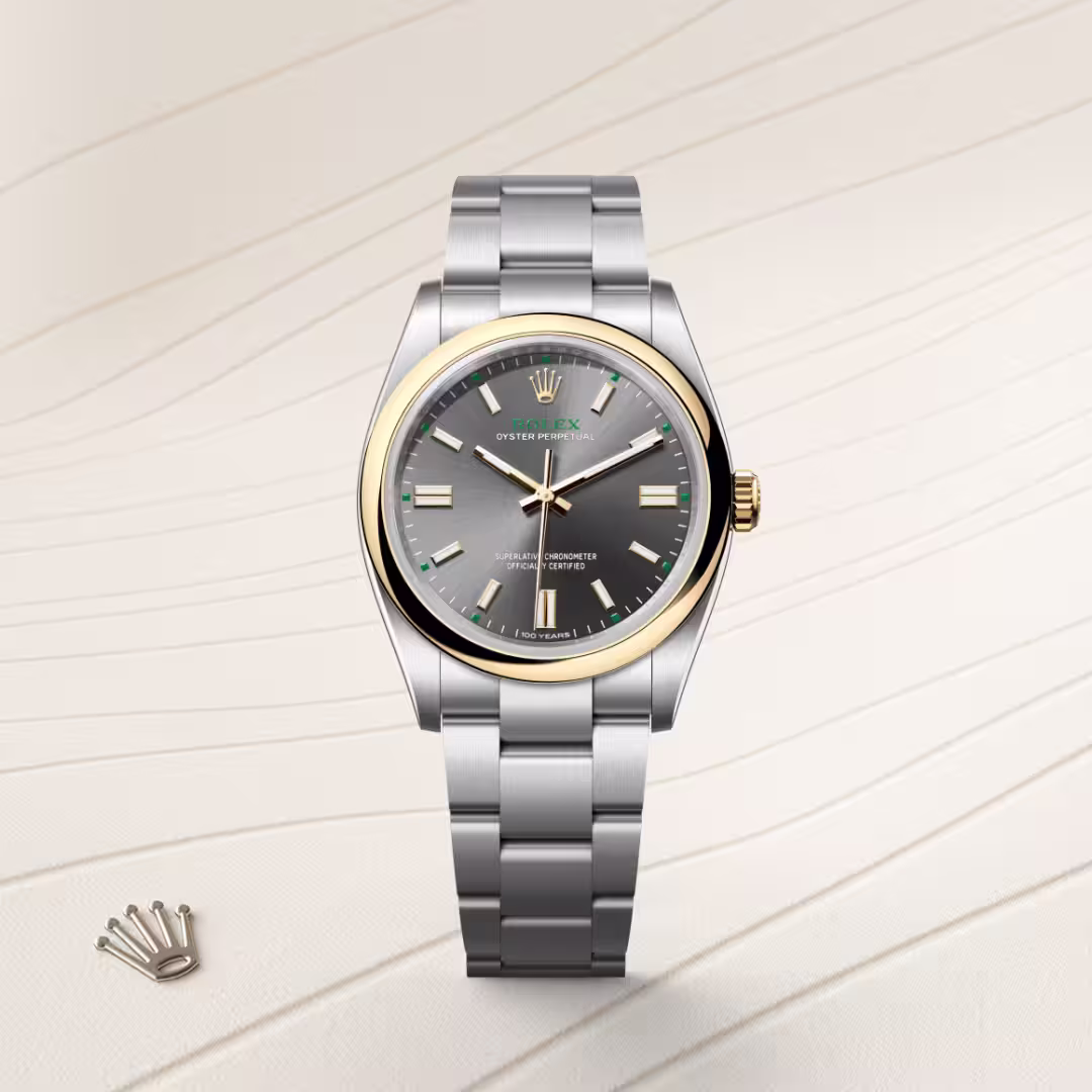 Rolex Oyster Perpetual Yellow Rolesor - combination of Oystersteel and yellow gold M126003-0001 - swiss watch