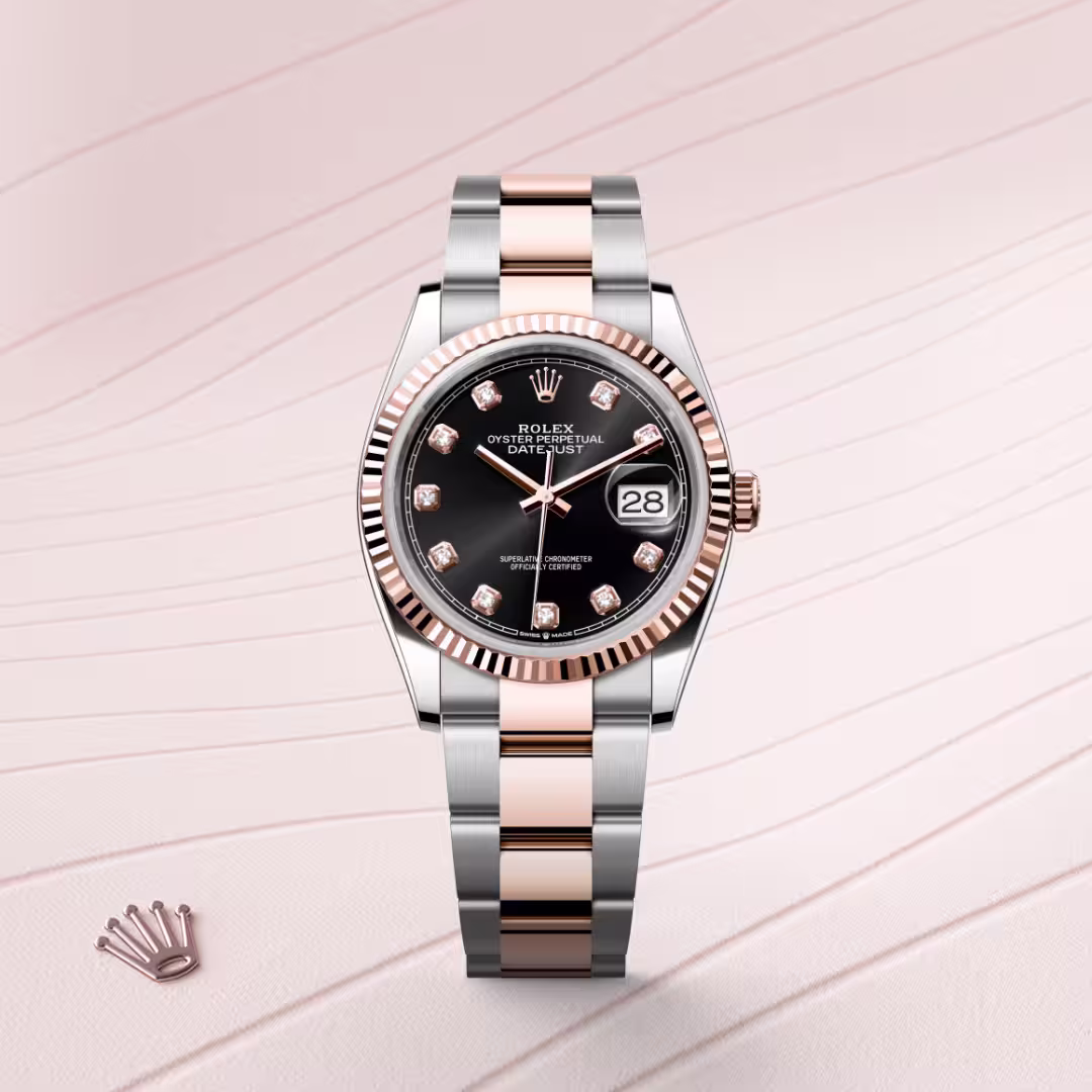 Rolex Datejust Everose Rolesor - combination of Oystersteel and Everose gold M126231-0020 - swiss watch