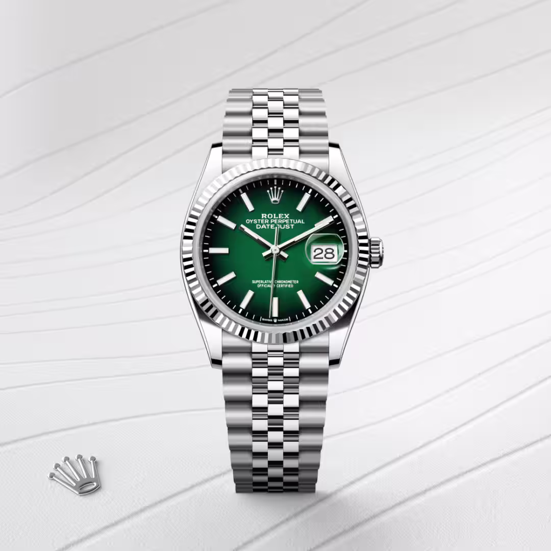 Rolex Datejust White Rolesor - combination of Oystersteel and white gold M126234-0059 - swiss watch