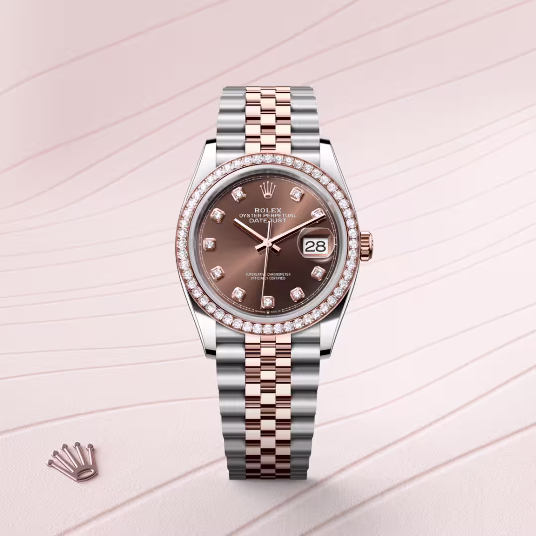 Rolex Datejust Everose Rolesor - combination of Oystersteel and Everose gold M126281RBR-0041 - swiss watch