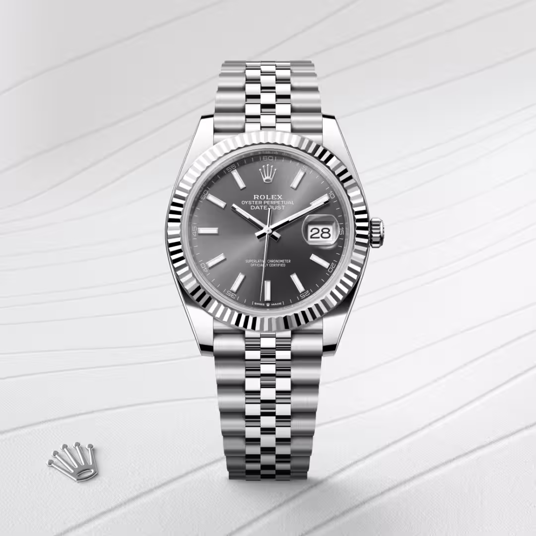 Rolex Datejust White Rolesor - combination of Oystersteel and white gold M126334-0014 - swiss watch