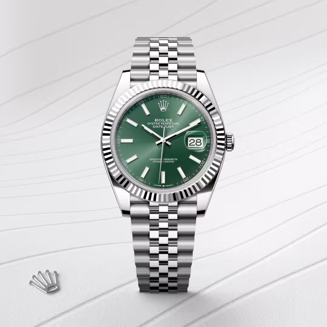 Rolex Datejust White Rolesor - combination of Oystersteel and white gold M126334-0028 - swiss watch