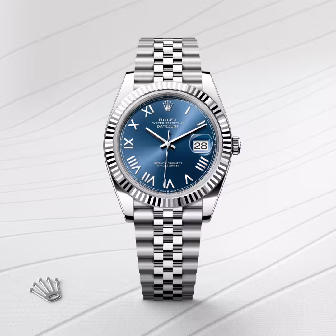 Rolex Datejust White Rolesor - combination of Oystersteel and white gold M126334-0038 - swiss watch