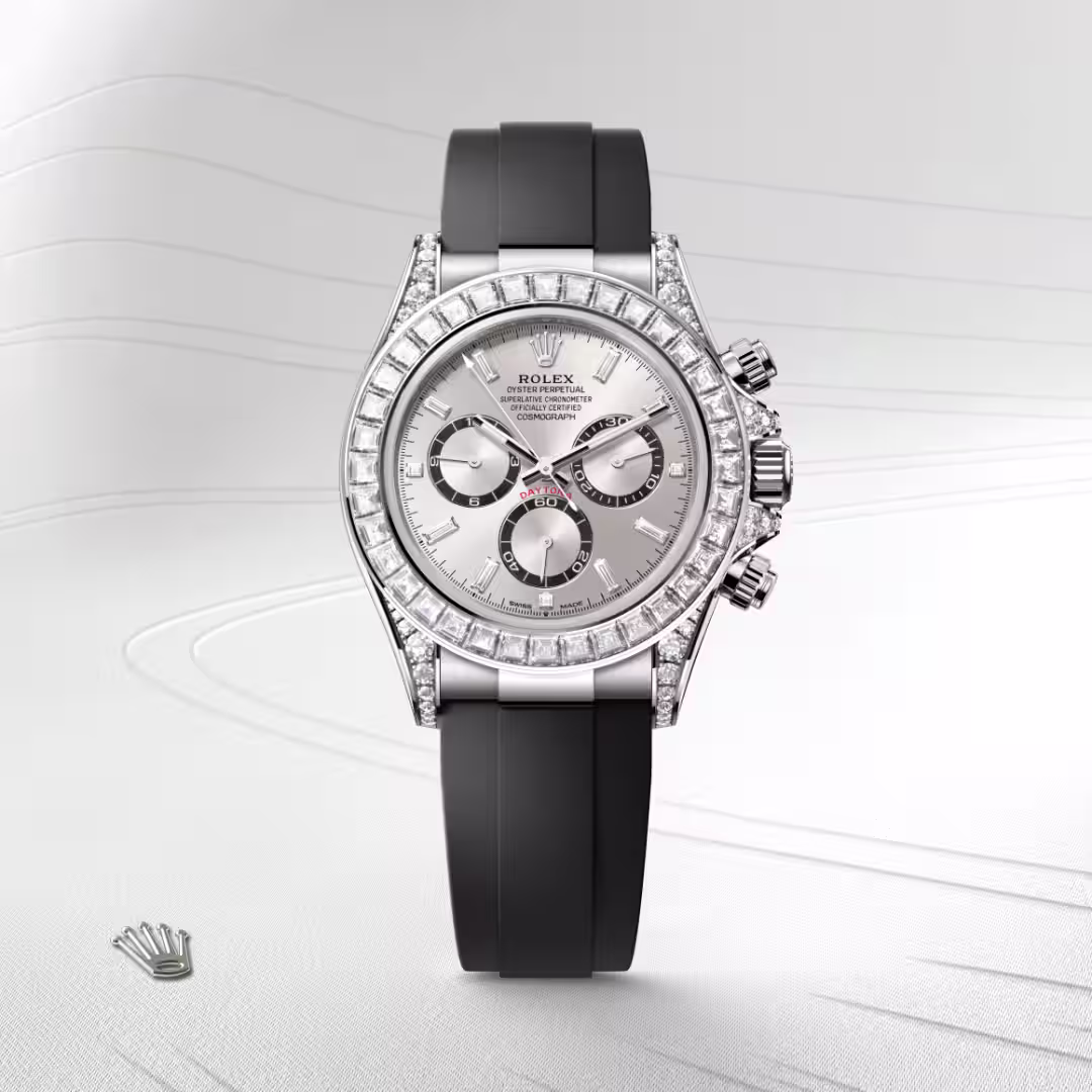Rolex Cosmograph Daytona 18 ct white gold with lugs set with diamonds M126539TBR-0002 - swiss watch