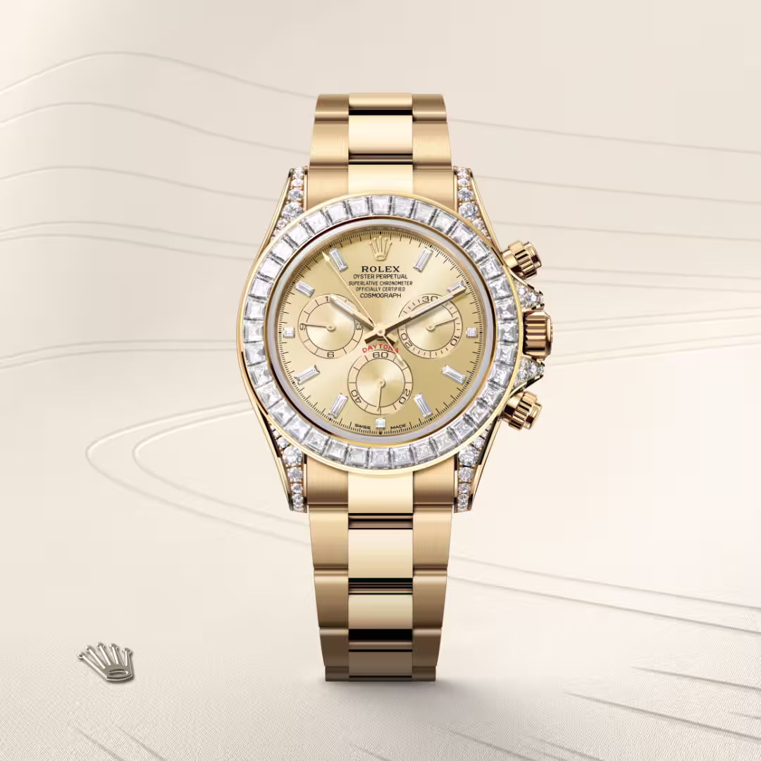 Rolex Cosmograph Daytona 18 ct yellow gold with lugs set with diamonds M126598TBR-0001 - swiss watch