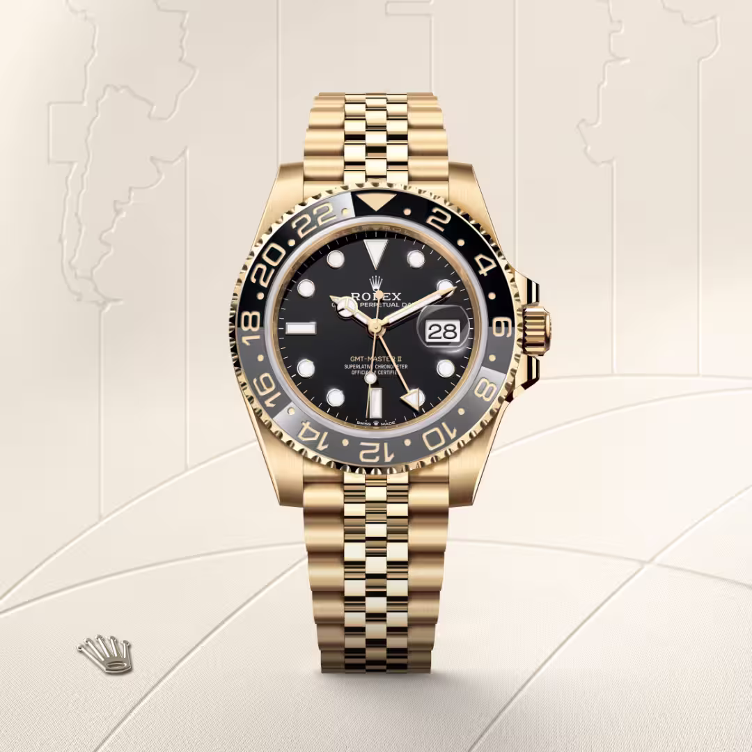 Rolex GMT-Master II 18 ct yellow gold M126718GRNR-0001 - swiss watch