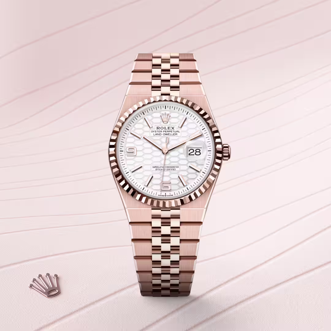 Rolex Land-Dweller 18 ct Everose gold M127235-0001 - swiss watch