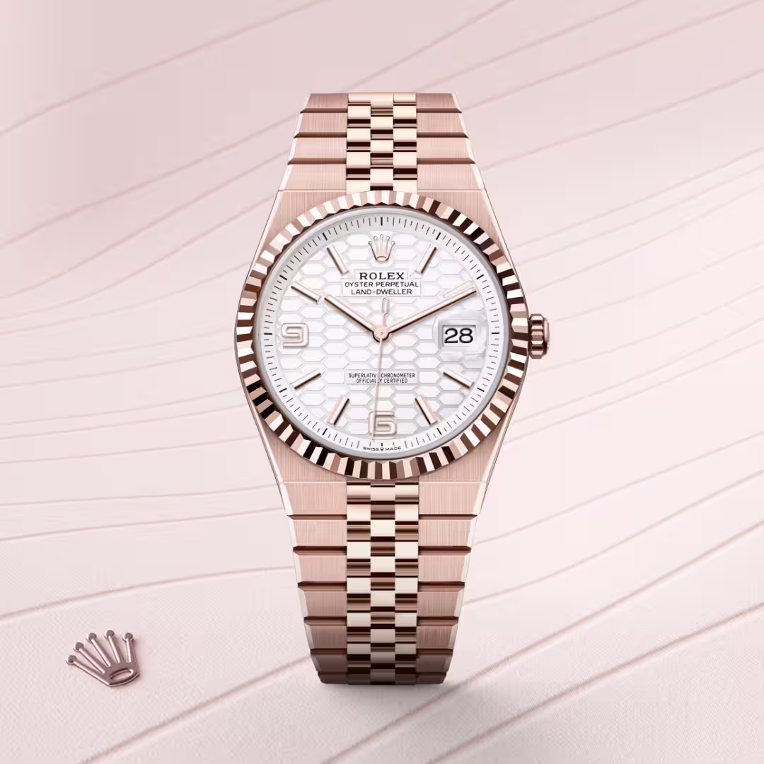 Rolex Land-Dweller 18 ct Everose gold M127335-0001 - swiss watch