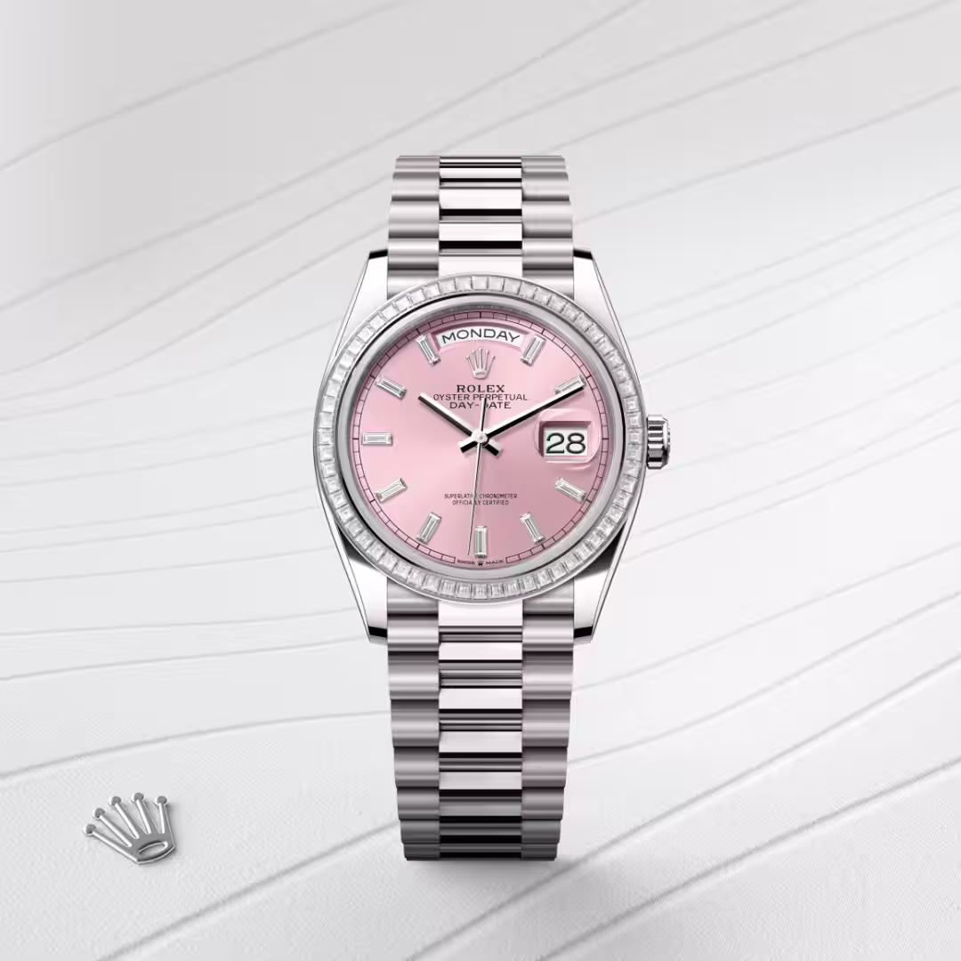 Rolex Day-Date 18 ct white gold M128399TBR-0029 - swiss watch