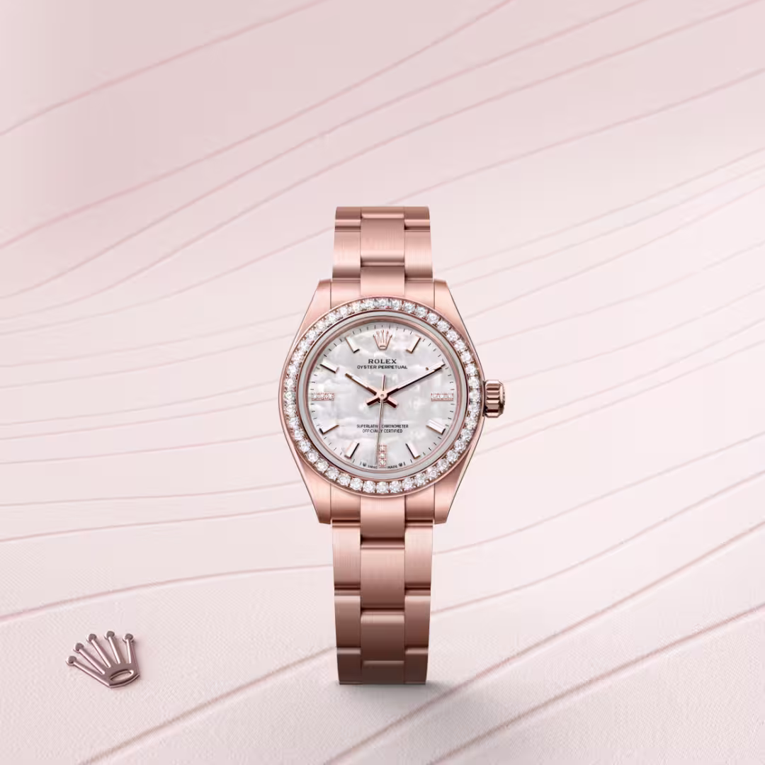 Rolex Oyster Perpetual 18 ct Everose gold M276245RBR-0001 - swiss watch