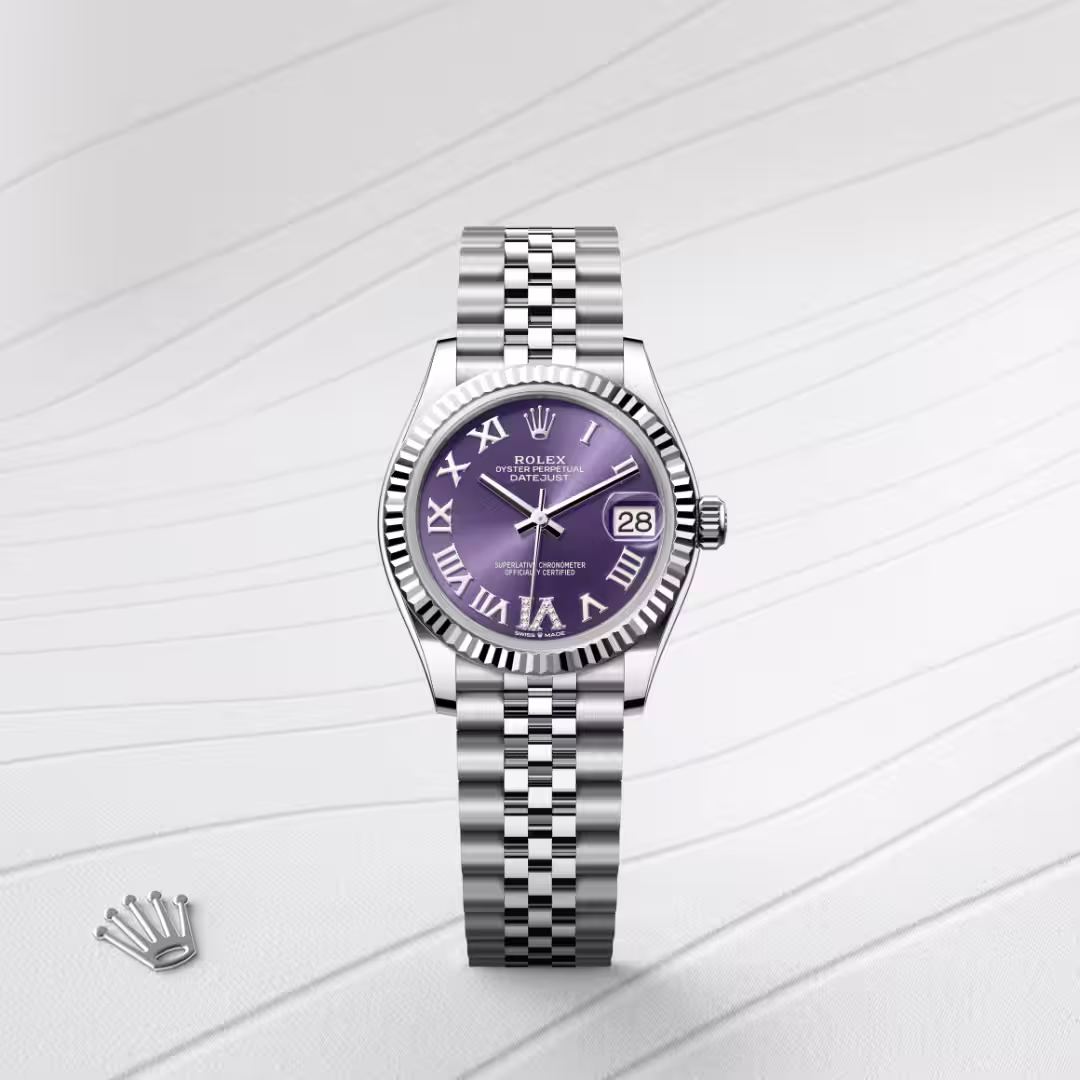 Rolex Datejust White Rolesor - combination of Oystersteel and white gold M278274-0026 - swiss watch