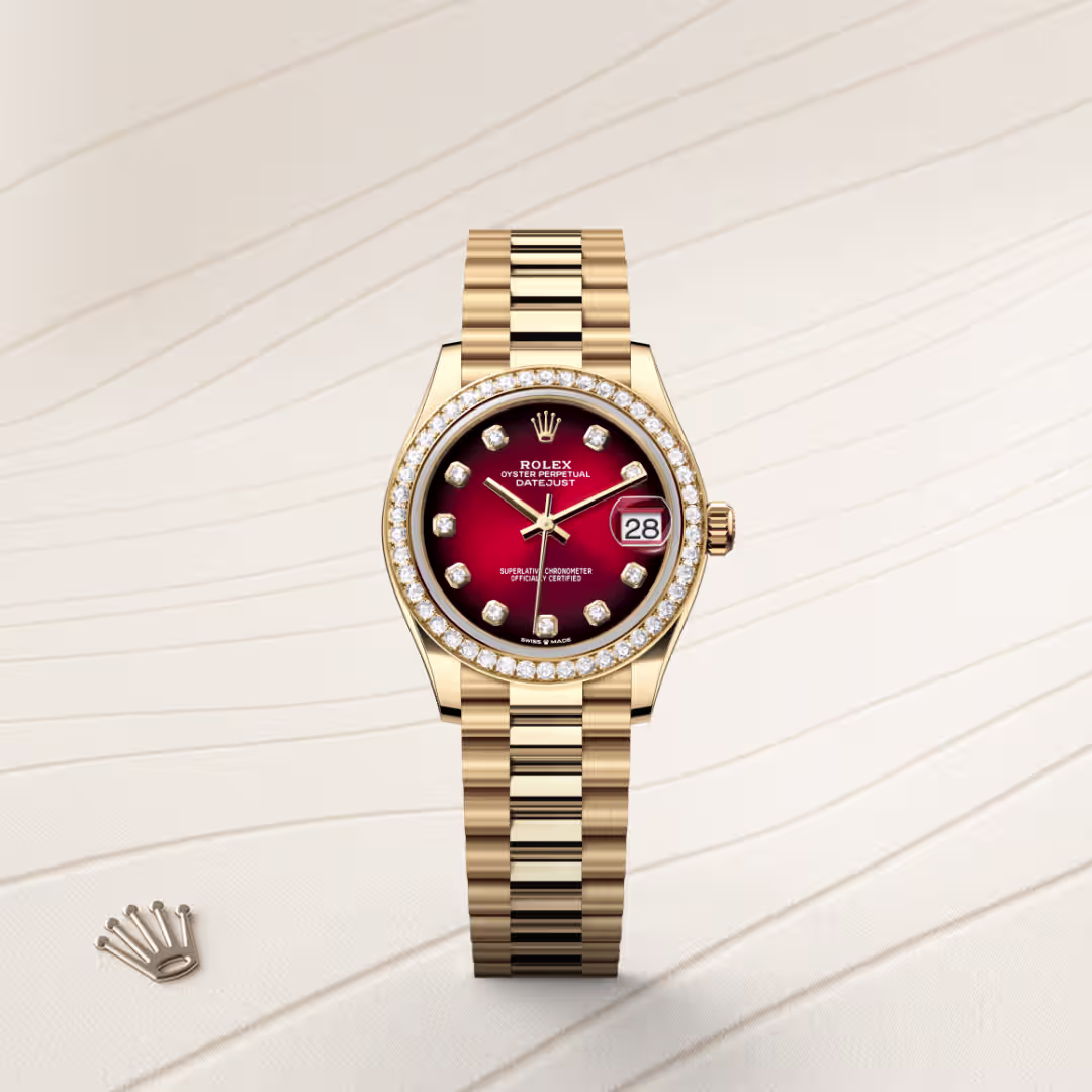 Rolex Datejust 18 ct yellow gold M278288RBR-0041 - swiss watch