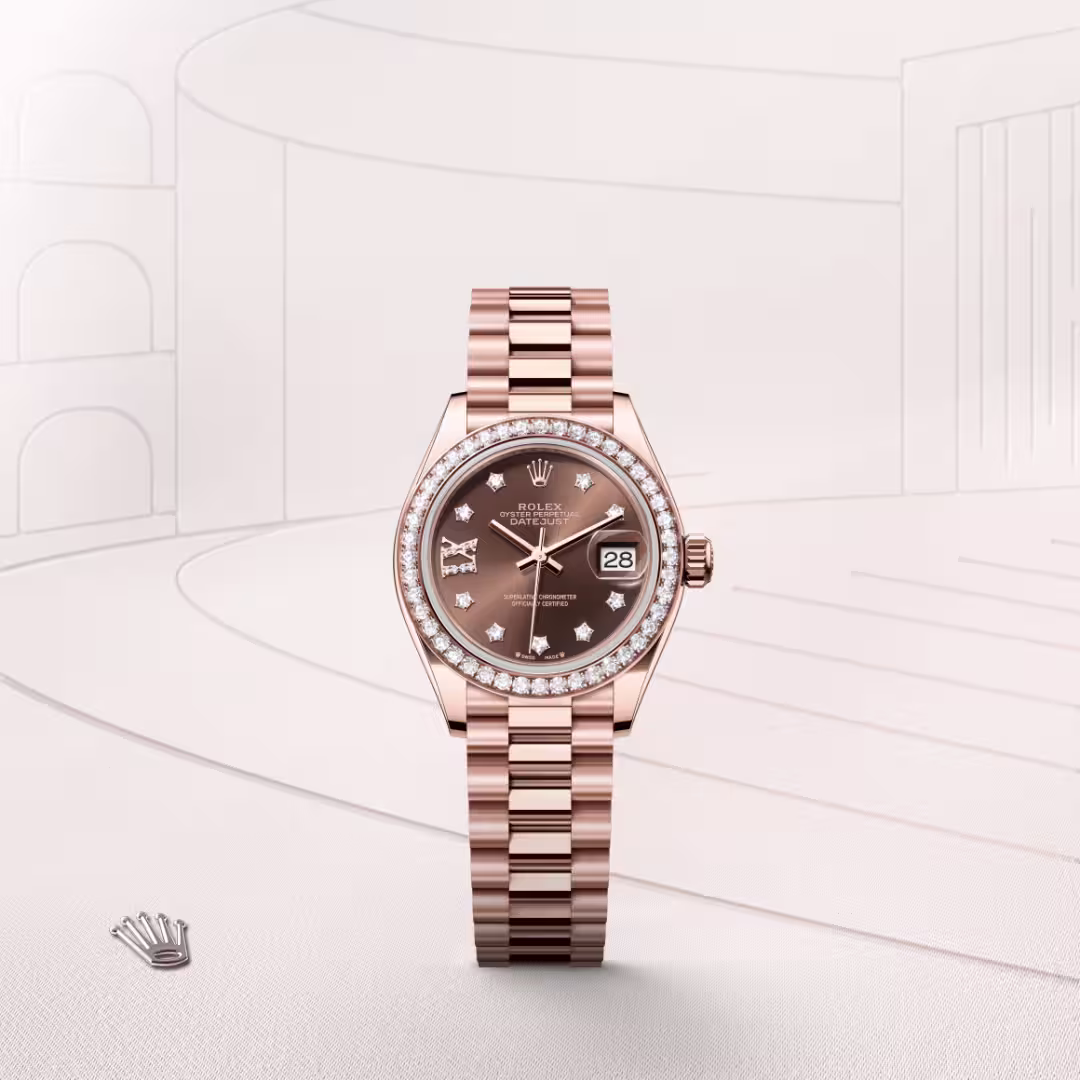 Rolex Lady-Datejust 18 ct Everose gold M279135RBR-0001 - swiss watch