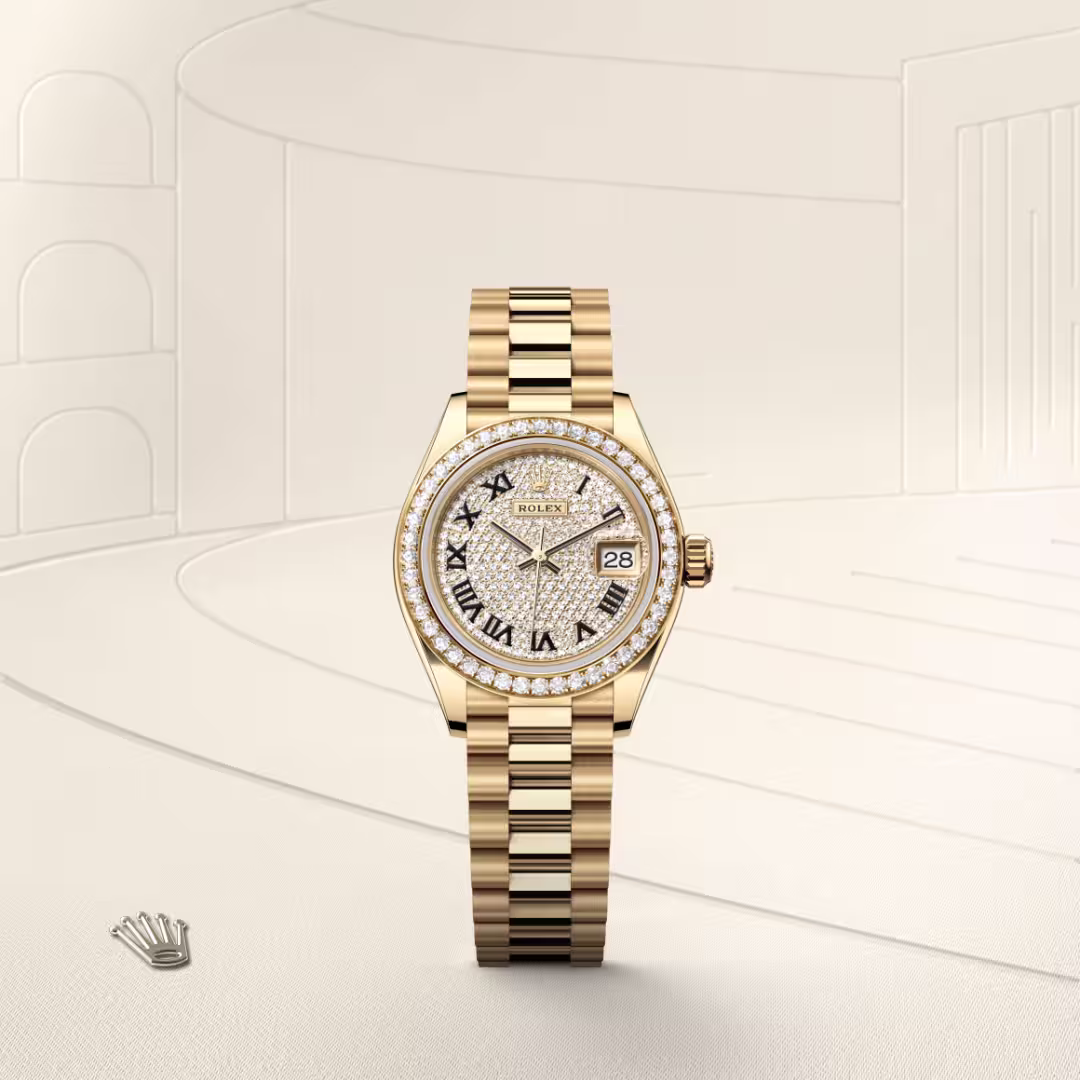 Rolex Lady-Datejust 18 ct yellow gold M279138RBR-0029 - swiss watch