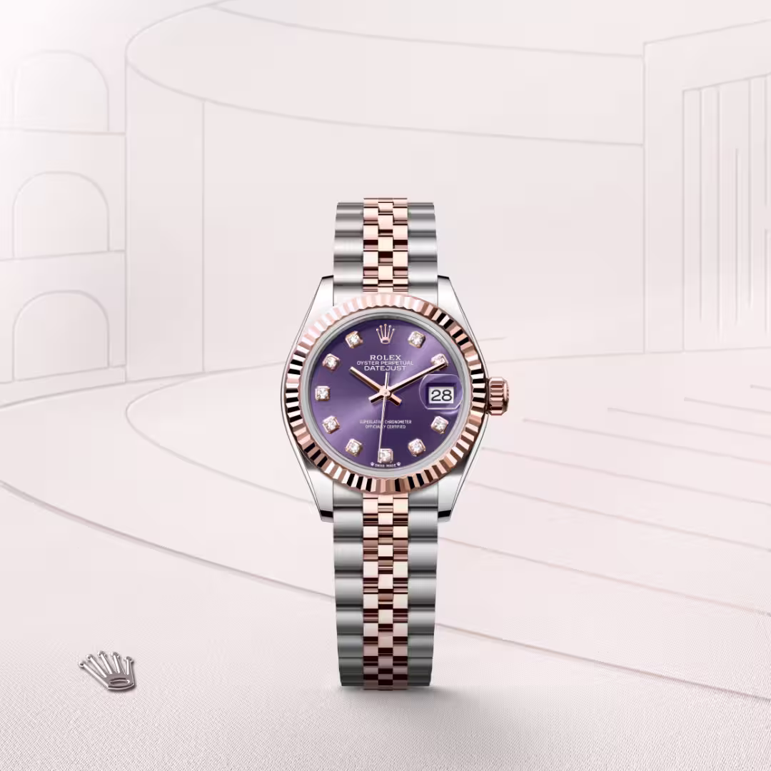 Rolex Lady-Datejust Everose Rolesor - combination of Oystersteel and Everose gold M279171-0015 - swiss watch