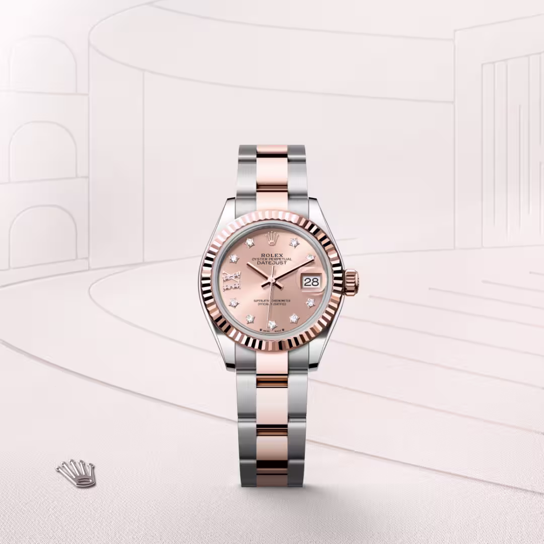Rolex Lady-Datejust Everose Rolesor - combination of Oystersteel and Everose gold M279171-0028 - swiss watch