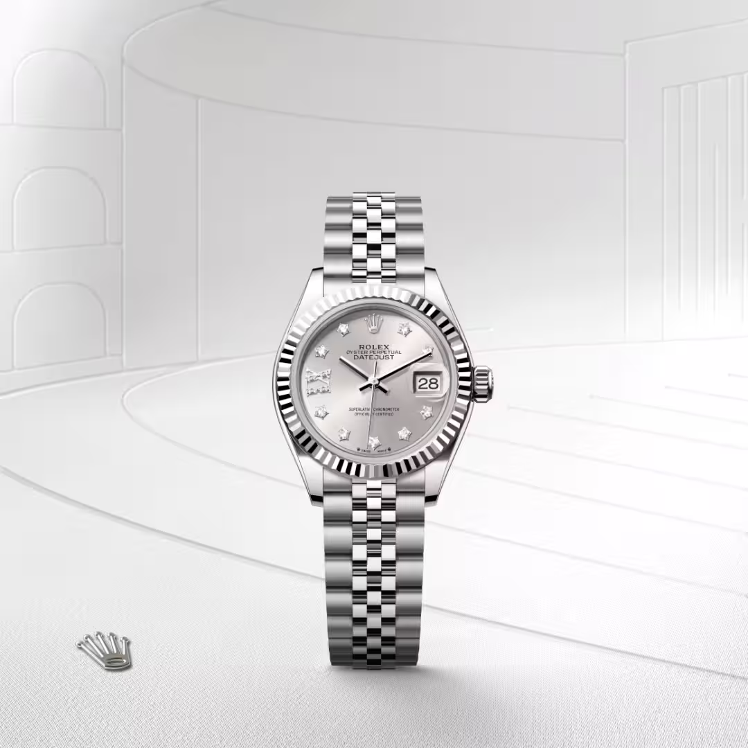 Rolex Lady-Datejust White Rolesor - combination of Oystersteel and white gold M279174-0021 - swiss watch