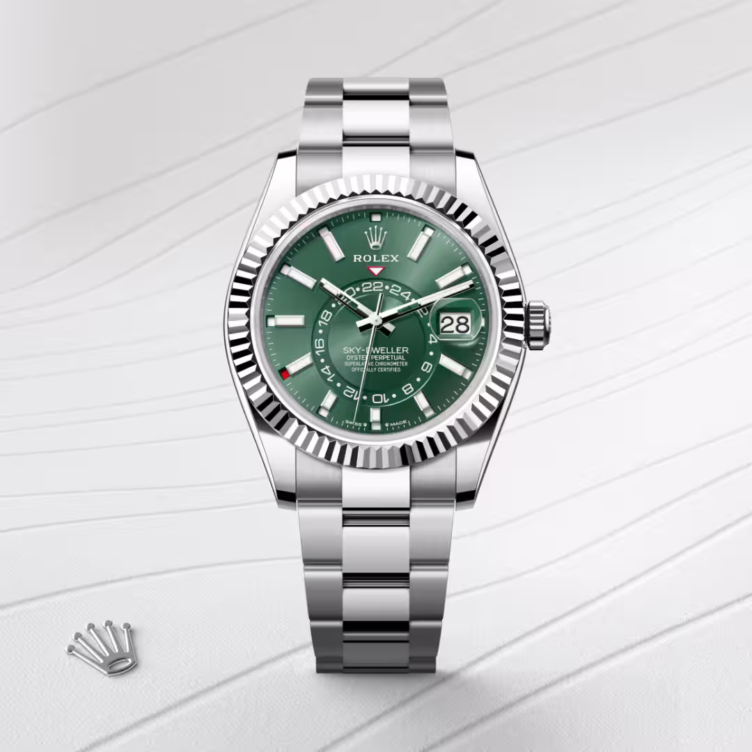 Rolex Sky-Dweller White Rolesor - combination of Oystersteel and white gold M336934-0001 - swiss watch