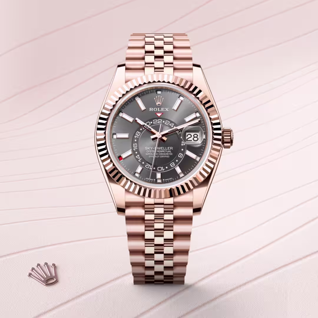 Rolex Sky-Dweller 18 ct Everose gold M336935-0008 - swiss watch