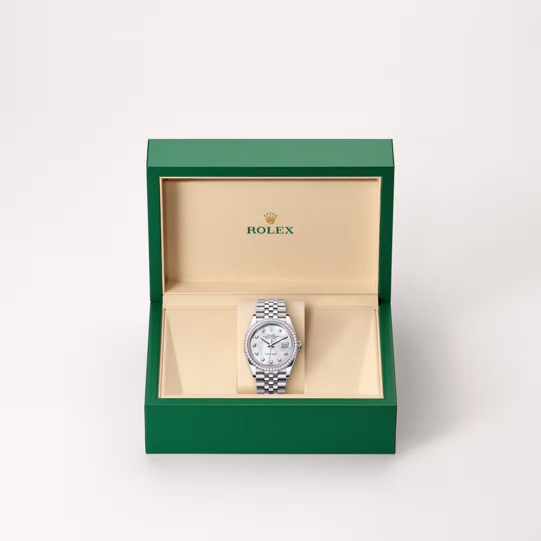 Rolex Datejust White Rolesor - combination of Oystersteel and white gold M126284RBR-0011 - swiss watch