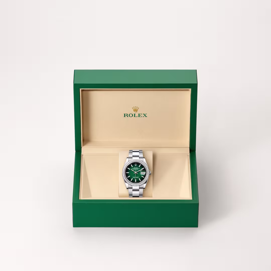 Rolex Datejust White Rolesor - combination of Oystersteel and white gold M126284RBR-0052 - swiss watch