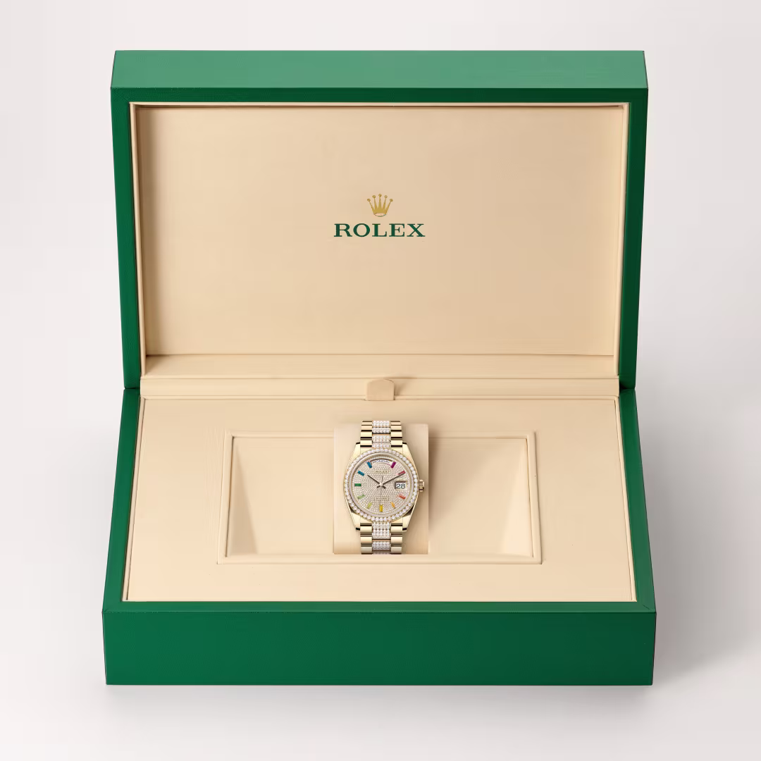 Rolex Day-Date 18 ct yellow gold M128348RBR-0031 - swiss watch