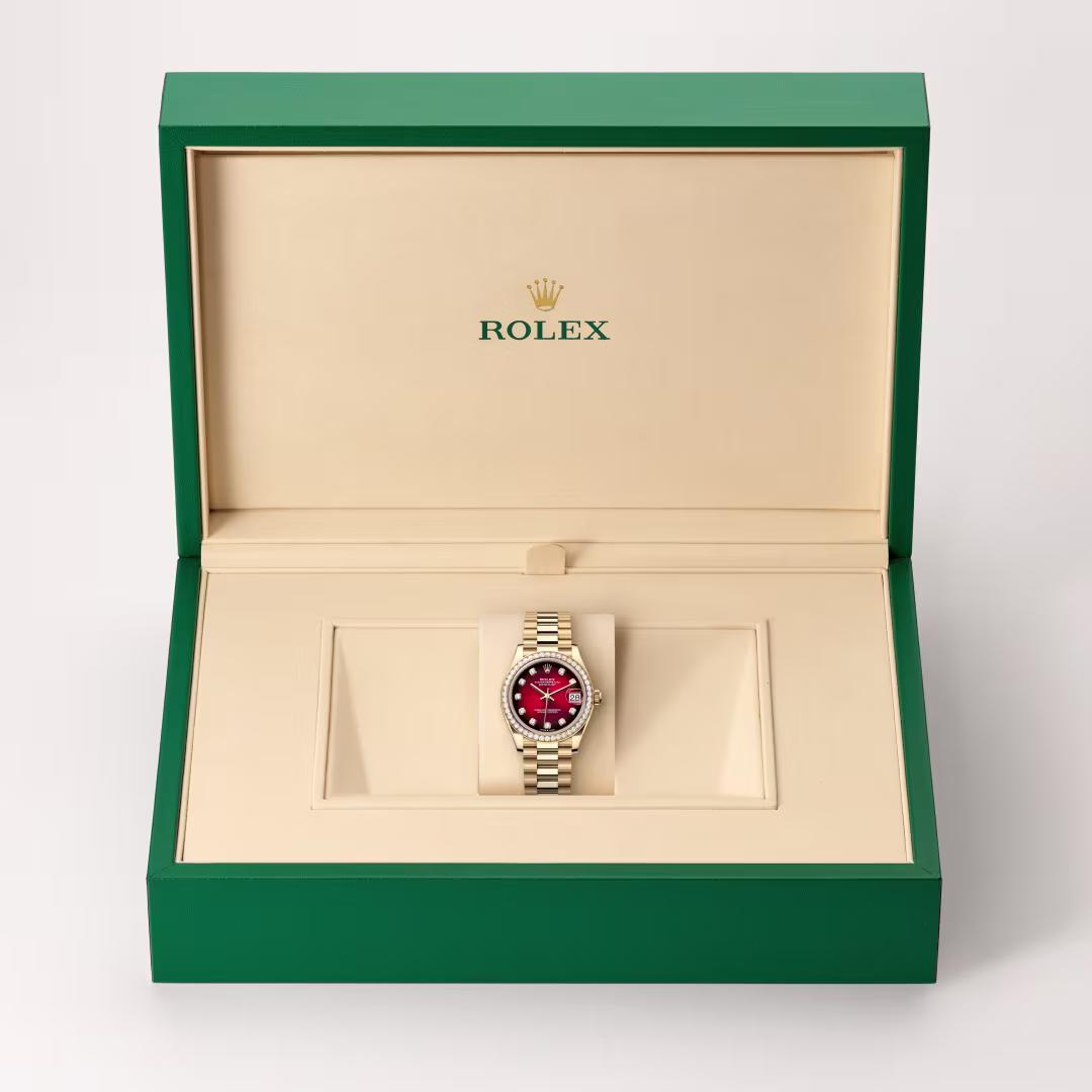 Rolex Datejust 18 ct yellow gold M278288RBR-0041 - swiss watch