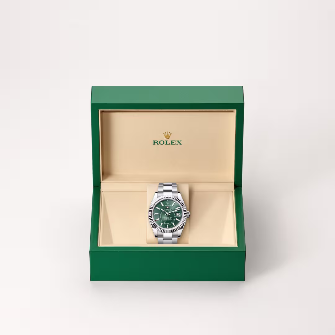 Rolex Sky-Dweller White Rolesor - combination of Oystersteel and white gold M336934-0001 - swiss watch