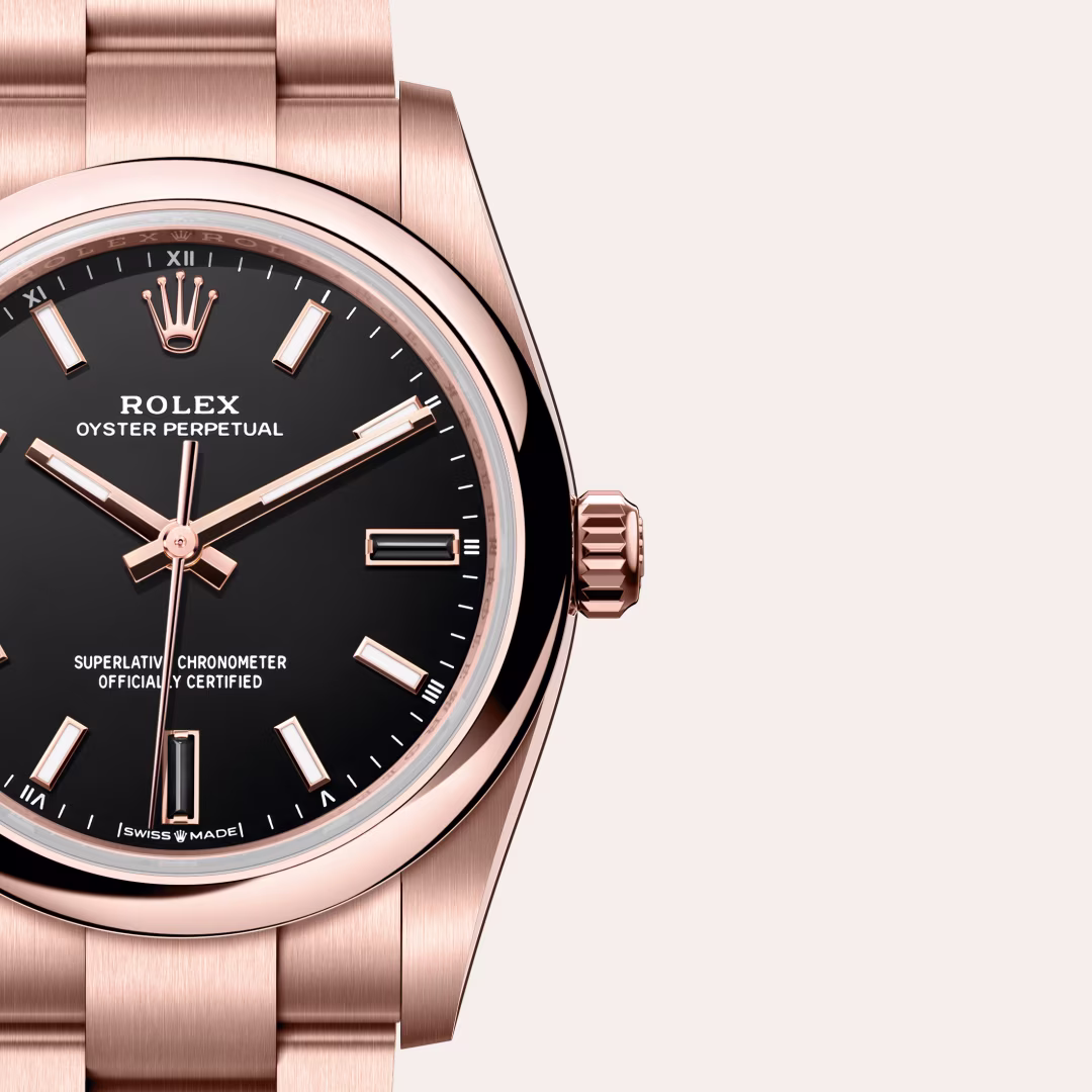 Rolex Oyster Perpetual 18 ct Everose gold M124205-0001 - swiss watch