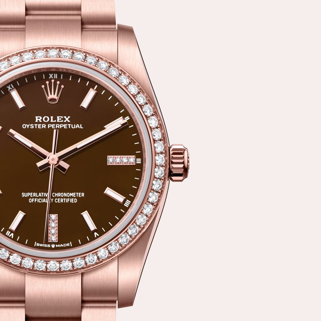 Rolex Oyster Perpetual 18 ct Everose gold M124245RBR-0001 - swiss watch
