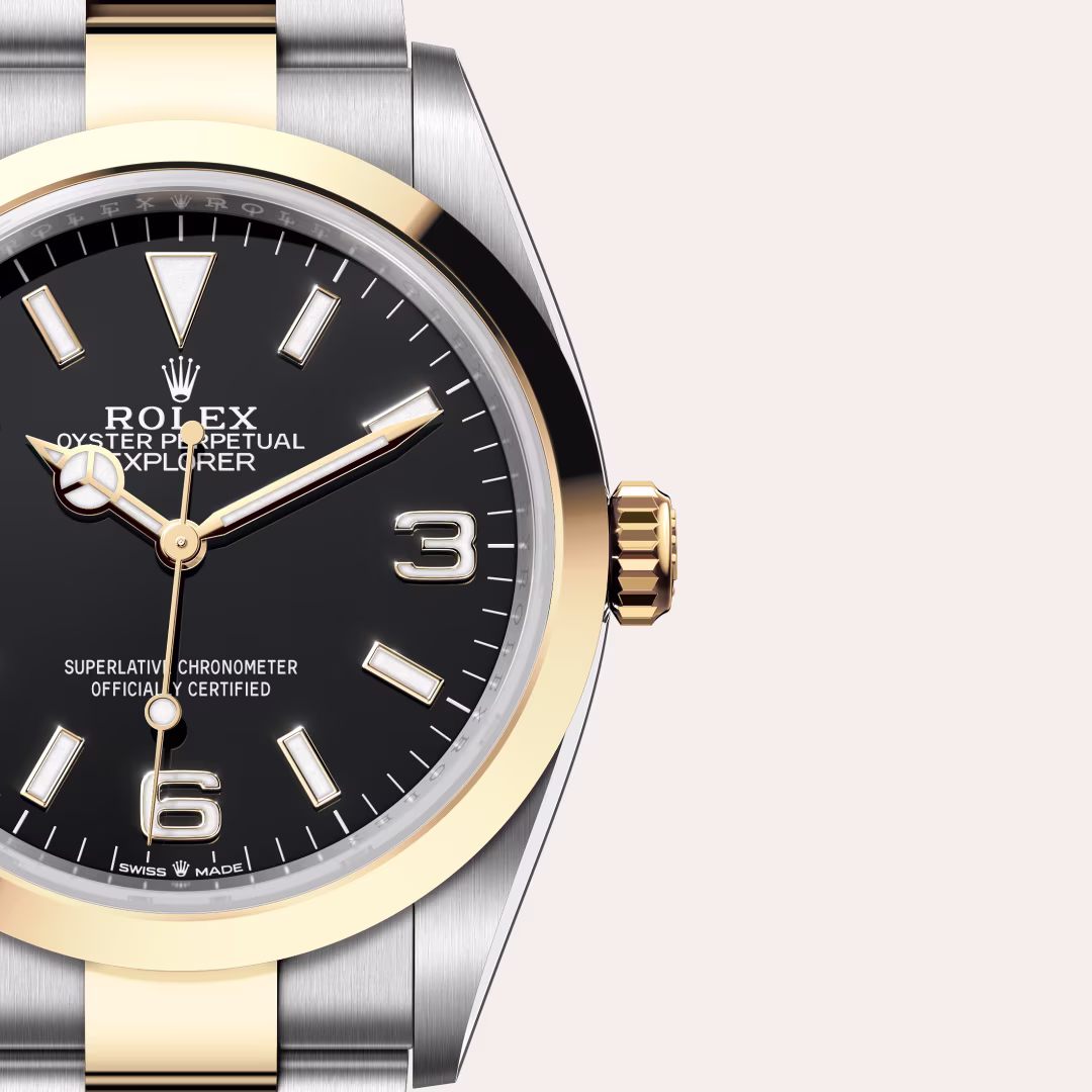 Rolex Explorer Yellow Rolesor - combination of Oystersteel and yellow gold M124273-0001 - swiss watch