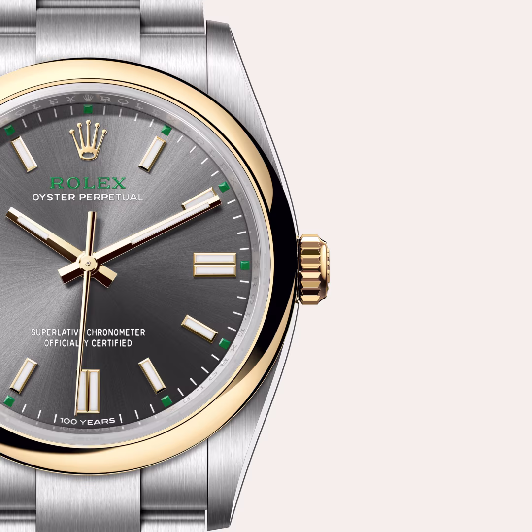 Rolex Oyster Perpetual Yellow Rolesor - combination of Oystersteel and yellow gold M126003-0001 - swiss watch