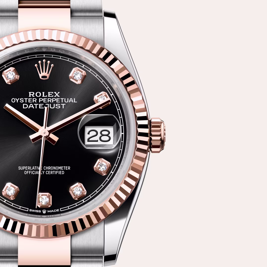 Rolex Datejust Everose Rolesor - combination of Oystersteel and Everose gold M126231-0020 - swiss watch