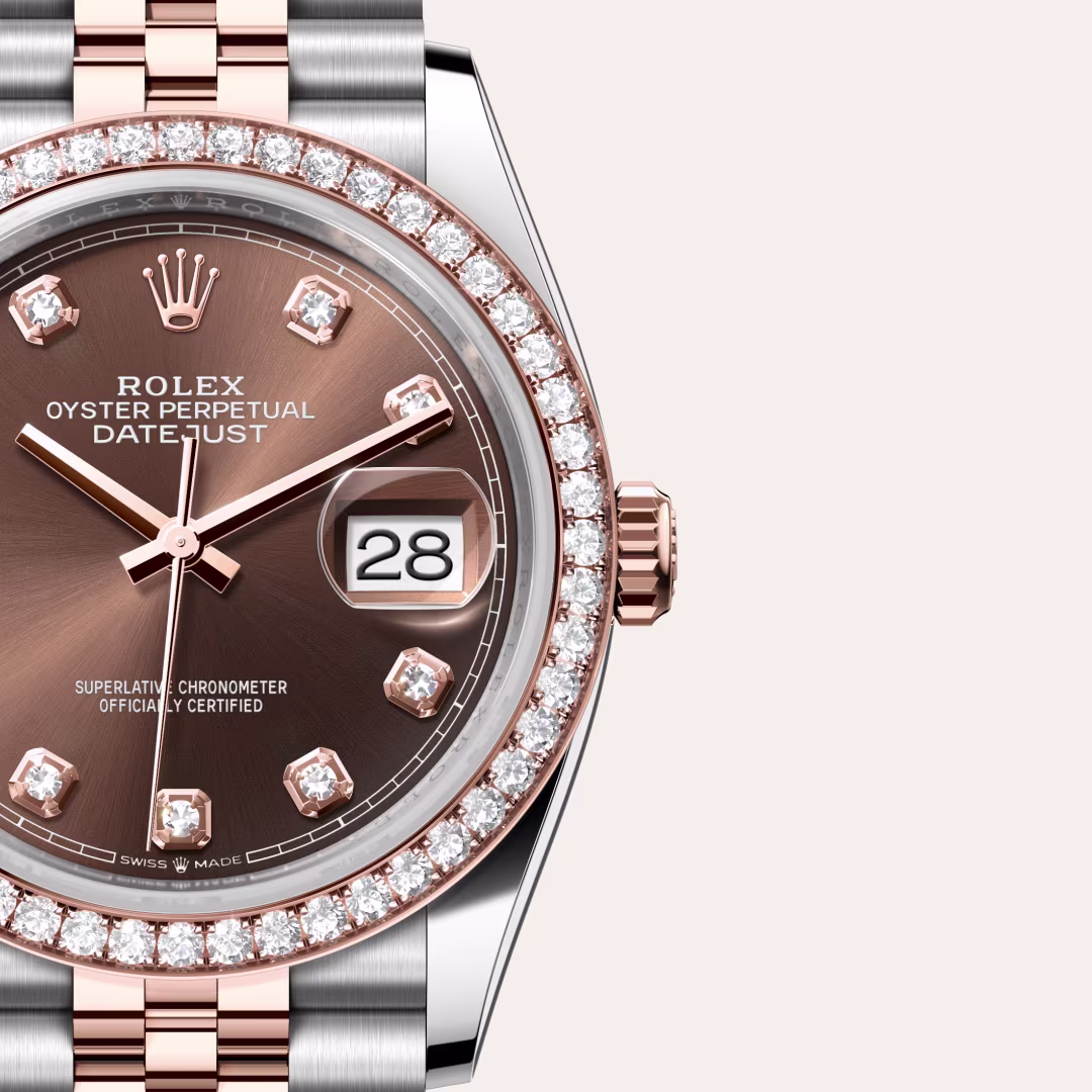 Rolex Datejust Everose Rolesor - combination of Oystersteel and Everose gold M126281RBR-0041 - swiss watch
