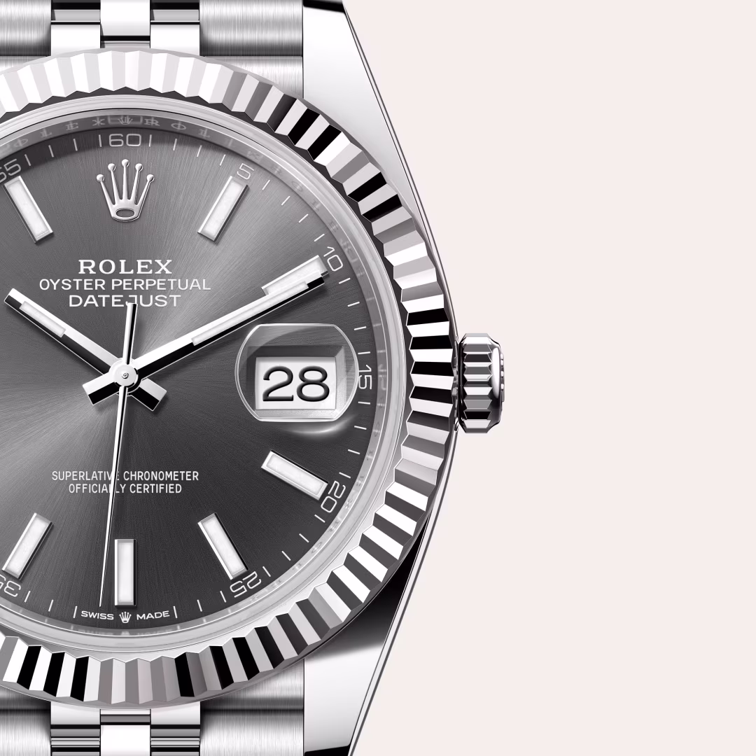 Rolex Datejust White Rolesor - combination of Oystersteel and white gold M126334-0014 - swiss watch