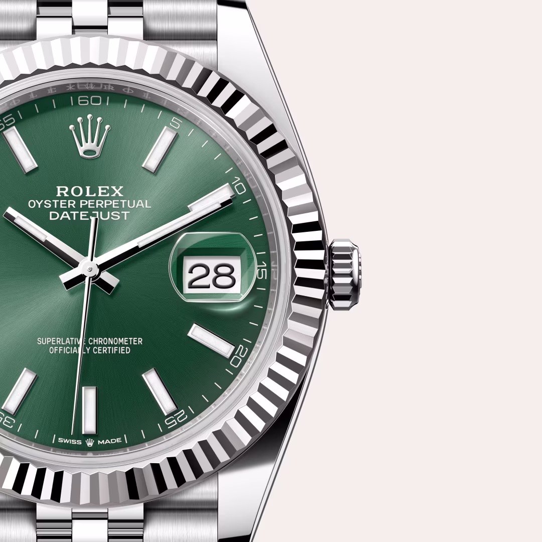 Rolex Datejust White Rolesor - combination of Oystersteel and white gold M126334-0028 - swiss watch